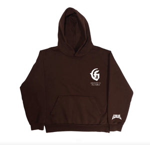 FOREVER CUTTHROAT HOODIE: DARK BROWN